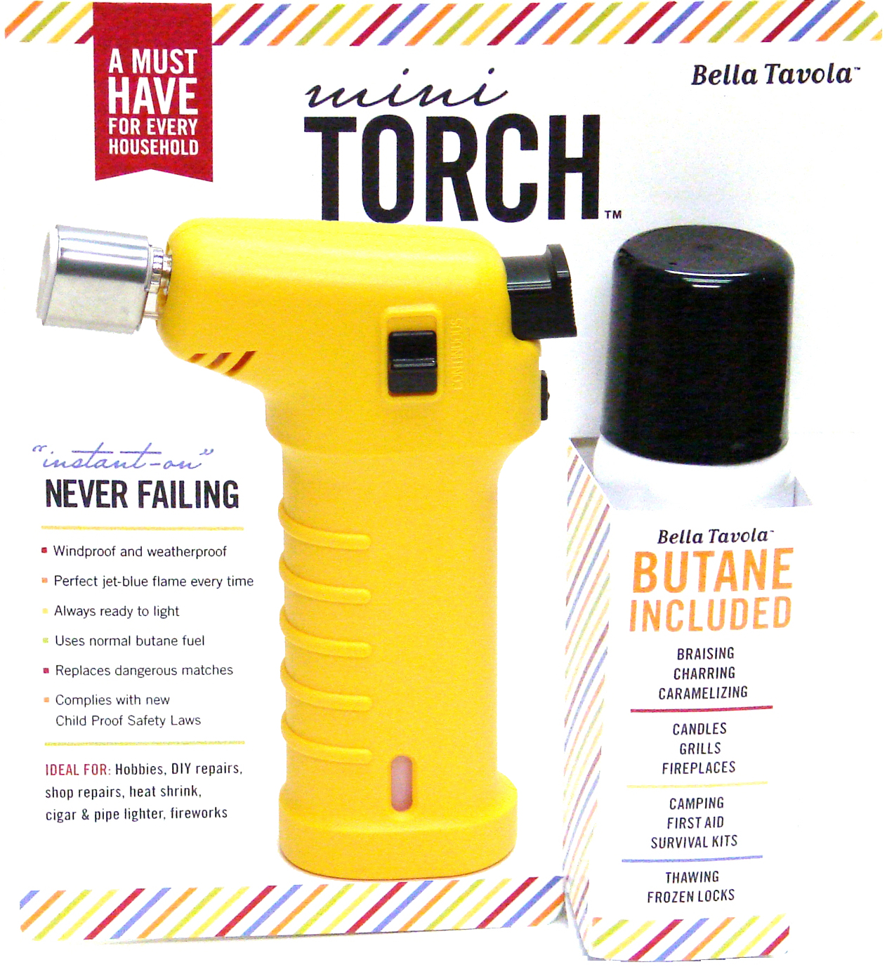 Buy Mini Torch Combo Pack -Yellow Online for $15.00 - Wall Lenk Corporation
